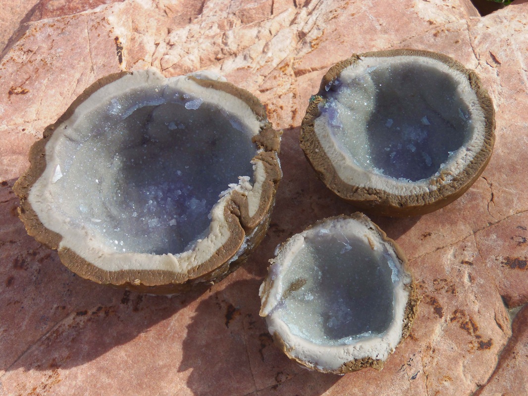 Edible Sugar Crystal Chocolate Geode Pieces 